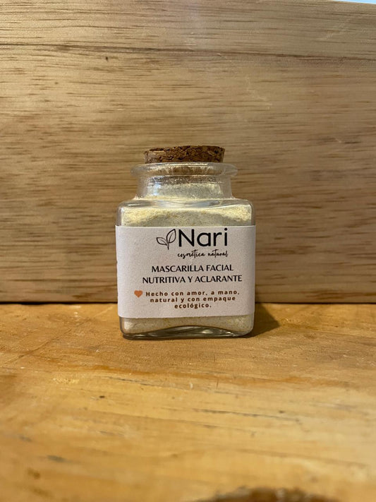 Mascarilla Facial Nutritiva y Aclarante
