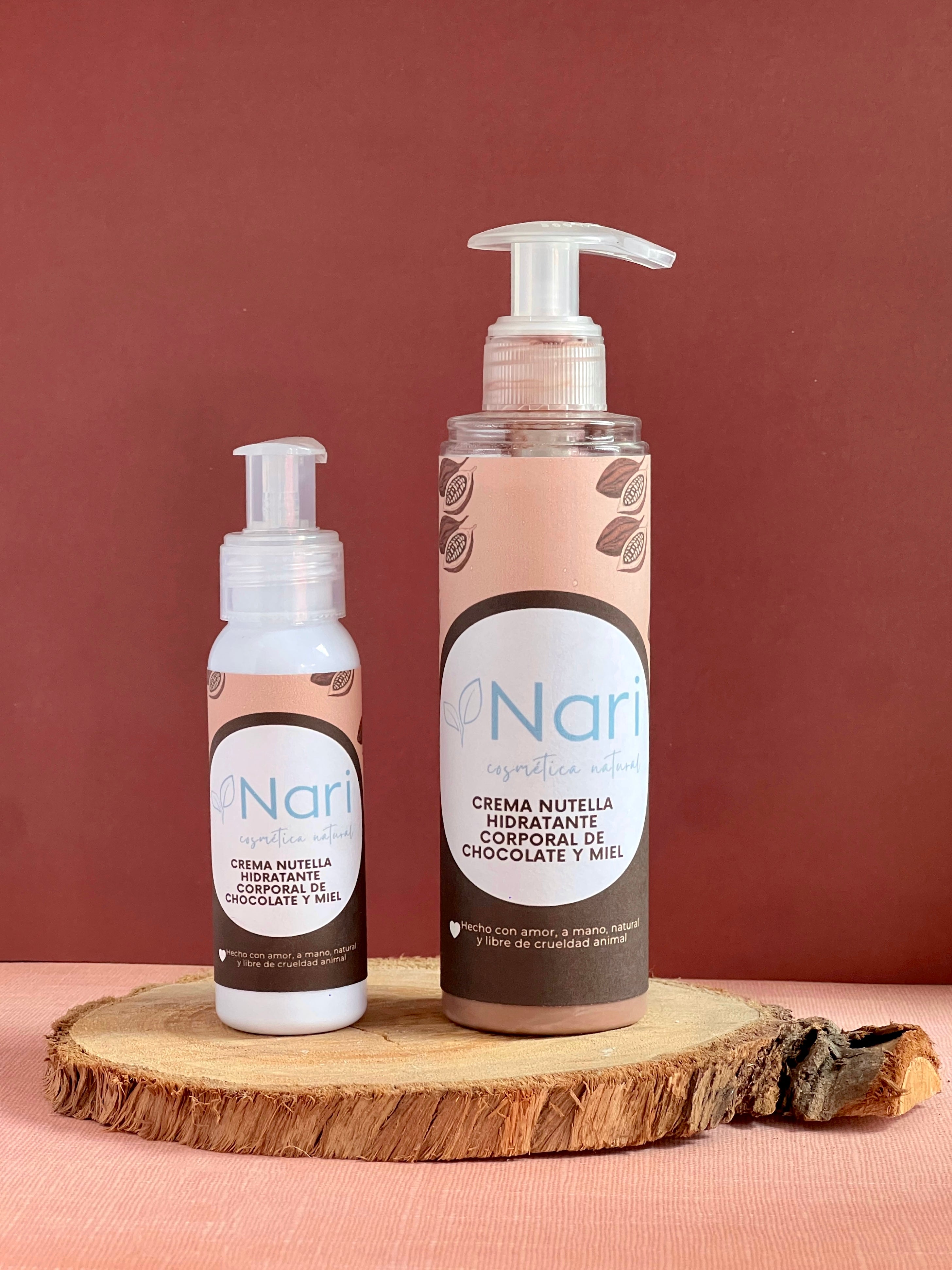 Crema Nutella Hidratante Corporal de Chocolate y Miel