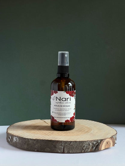 Agua Floral de Rosas Natural – Hidratante y Equilibrante
