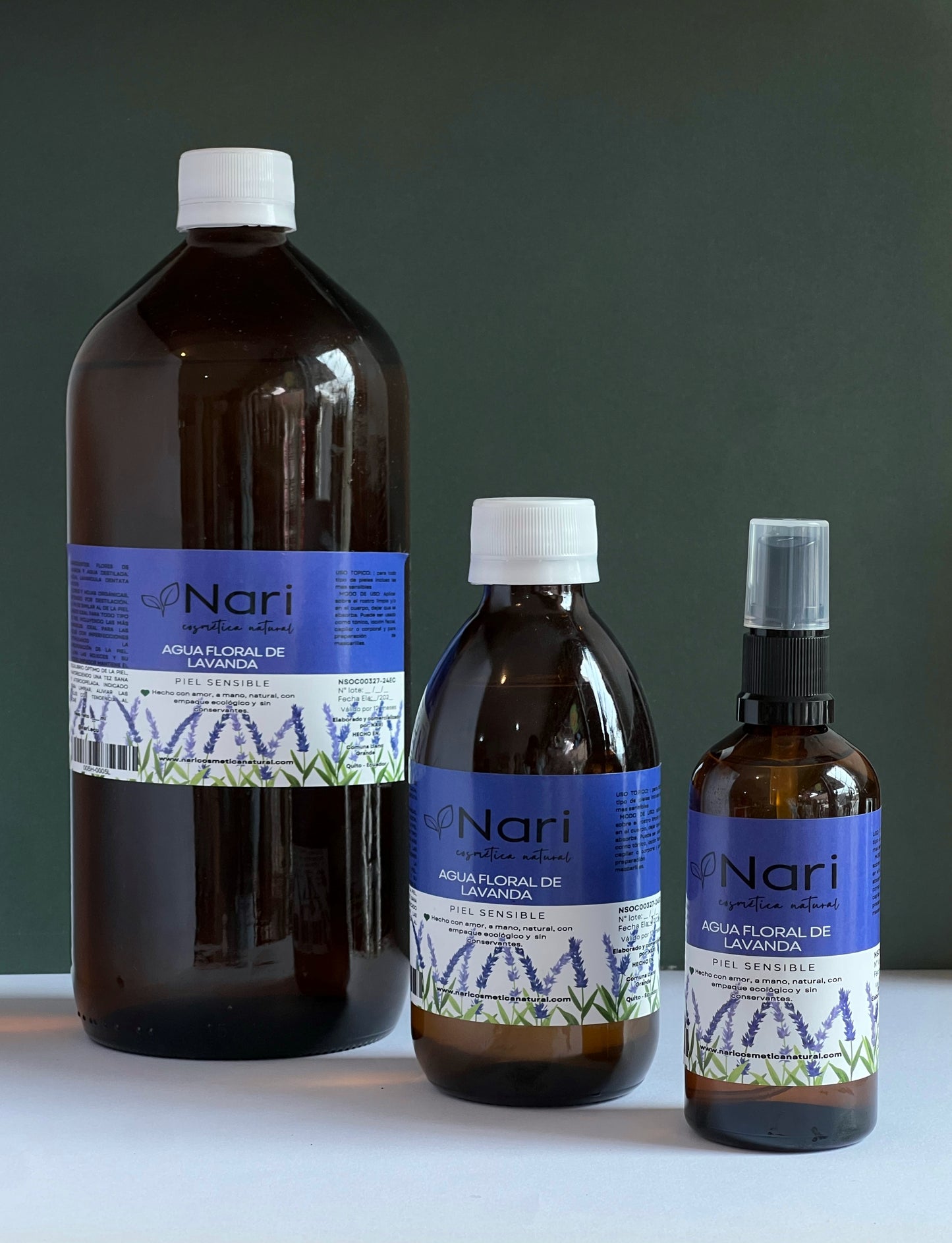 Agua Floral de Lavanda – Piel Sensible y Calmante