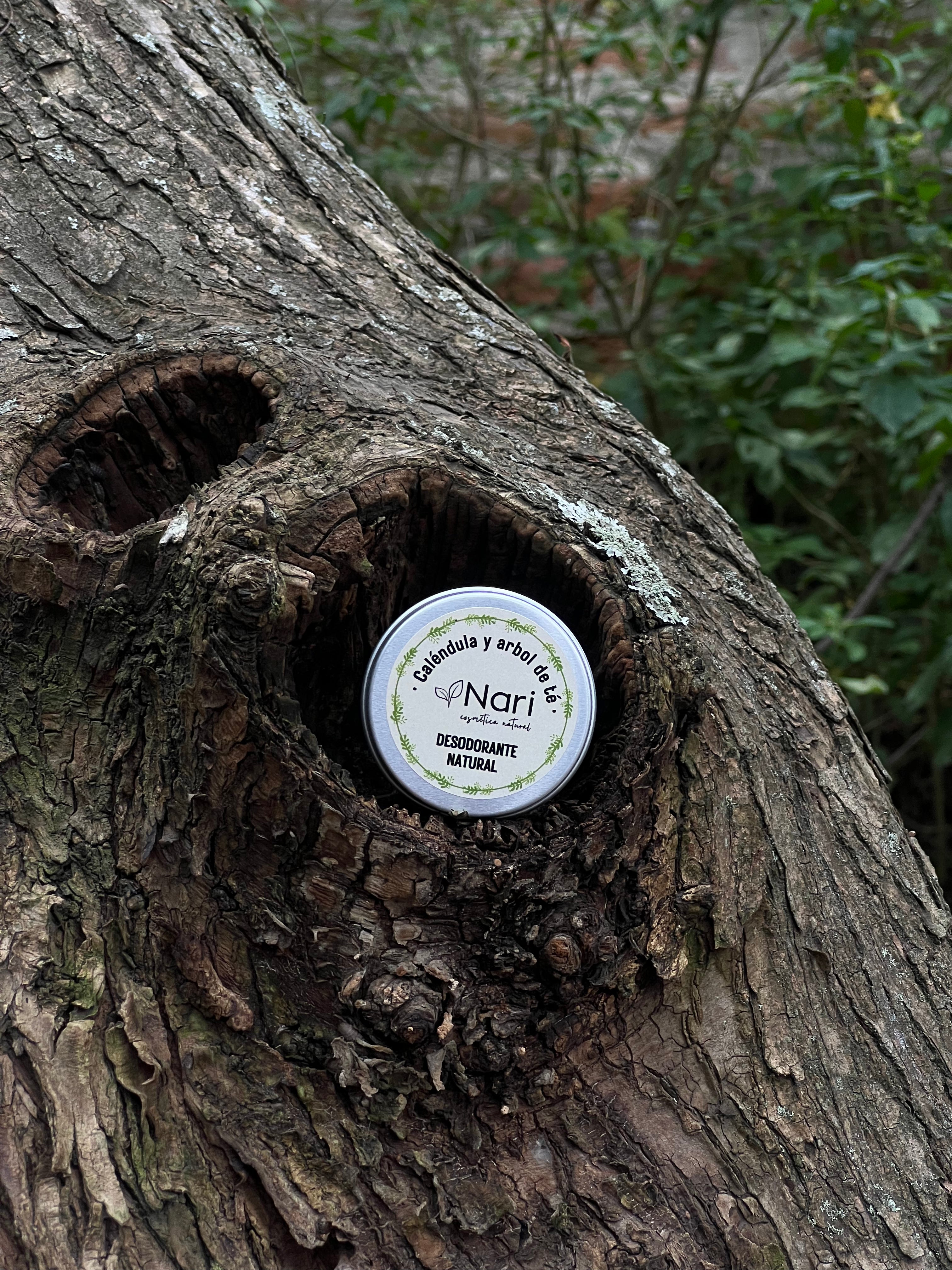 Desodorante Natural de caléndula y árbol de té