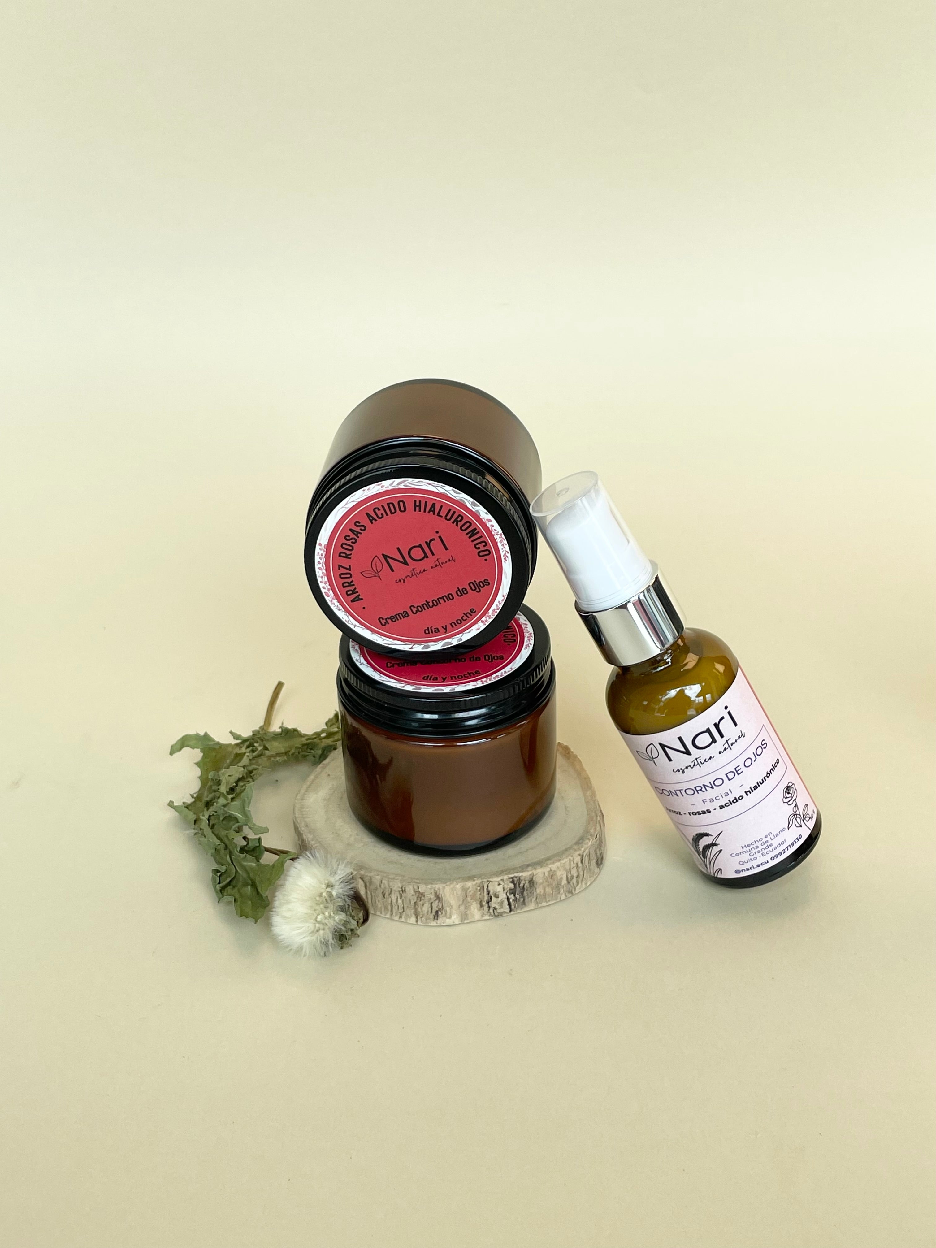 Contorno de ojos  rejuvenecimiento de uva, argán  y diente de león