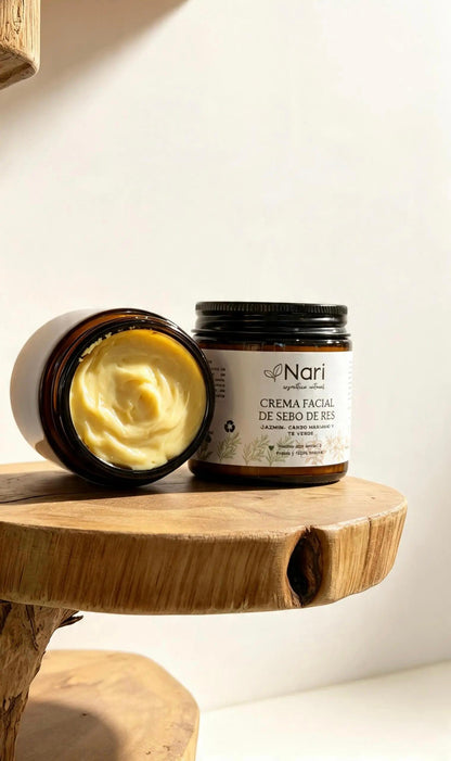 Crema facial de sebo de res