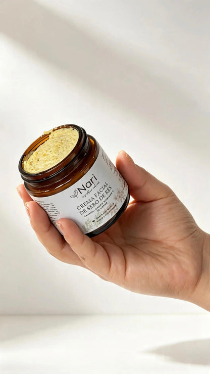 Crema facial de sebo de res
